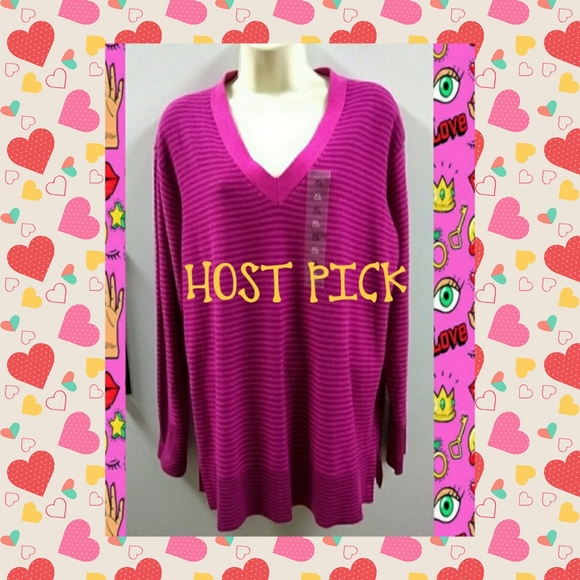 Tommy Hilfiger Sweaters - TOMMY HILFGER WOMEN'S V-NECK TUNIC SWEATER NWT